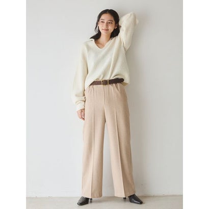 アルパカ混スパンコールスキッパーニット （GRY）｜詳細画像