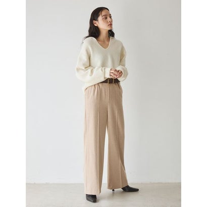 アルパカ混スパンコールスキッパーニット （GRY）｜詳細画像