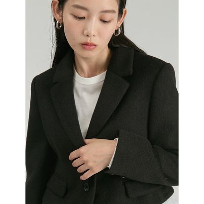 ミラ オーウェン Mila Owen アタッチドヘムペプラムジャケット （GRY）｜詳細画像