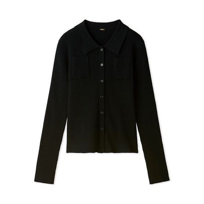 ポロニット×シアースカートSET UP （BLK）｜詳細画像