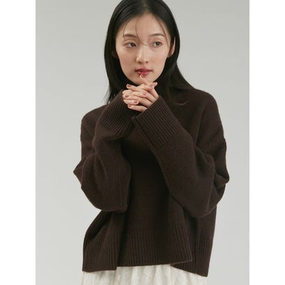 ウールカシミヤタートルネックニット （GRY）｜詳細画像