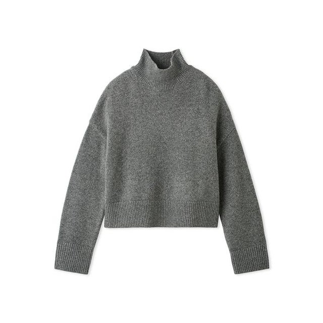 ウールカシミヤタートルネックニット （GRY）