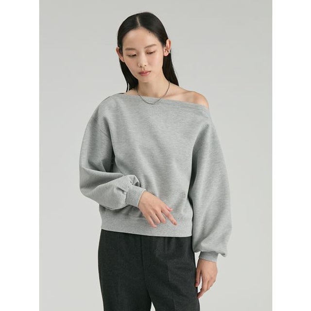 ダンボールワンショルプルオーバー （GRY）