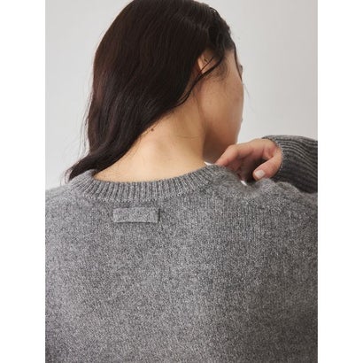 ウールカシミヤVネックニット （GRY）｜詳細画像