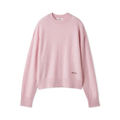 wool100％クルーネックベーシックニット （GRY）｜詳細画像