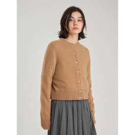 ロイヤルカシミヤ100％クルーネックカーディガン （CML）
