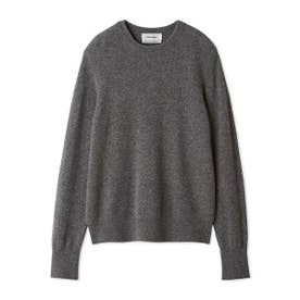 ロイヤルカシミヤ100％クルーネックプルオーバー （GRY）