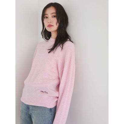 wool100％クルーネックベーシックニット （BRD）｜詳細画像