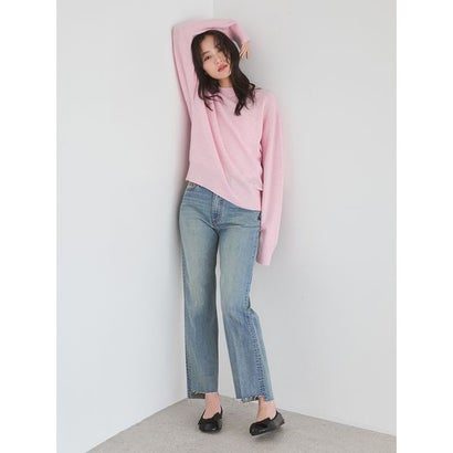 wool100％クルーネックベーシックニット （GRY）｜詳細画像