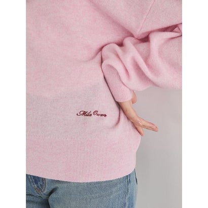 wool100％クルーネックベーシックニット （GRY）｜詳細画像