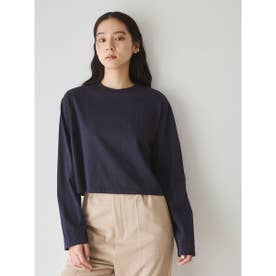 Mロゴ刺繍ロングスリーブTシャツ （NVY）