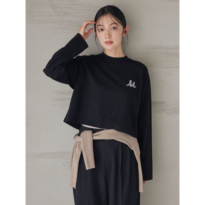 Mロゴ刺繍ロングスリーブTシャツ （GRY）｜詳細画像