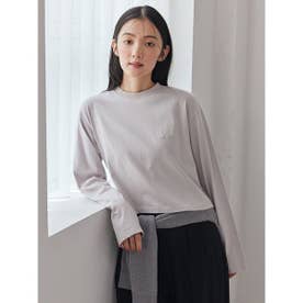 Mロゴ刺繍ロングスリーブTシャツ （GRY）
