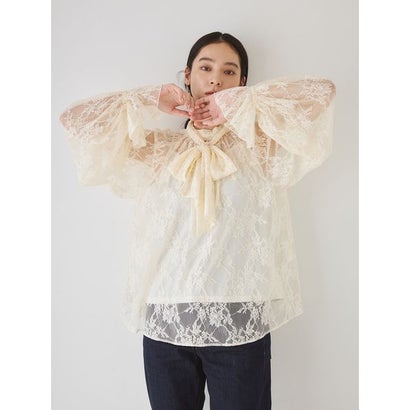 2WAYボウタイボリュームブラウス （PNK）｜詳細画像