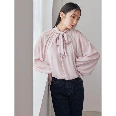 2WAYボウタイボリュームブラウス （DOT）｜詳細画像