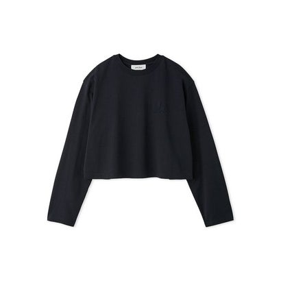 Mロゴ刺繍ロングスリーブTシャツ （BLK）｜詳細画像