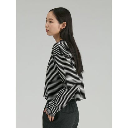 Mロゴ刺繍ロングスリーブTシャツ （BLK）｜詳細画像