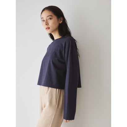 Mロゴ刺繍ロングスリーブTシャツ （GRY）｜詳細画像
