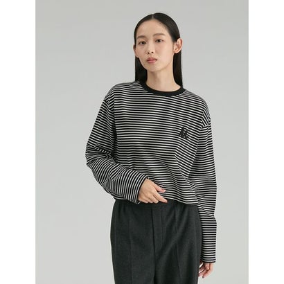 Mロゴ刺繍ロングスリーブTシャツ （PNK）｜詳細画像