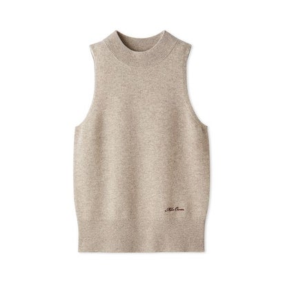 wool100％アメスリタンクニット （BRD）｜詳細画像