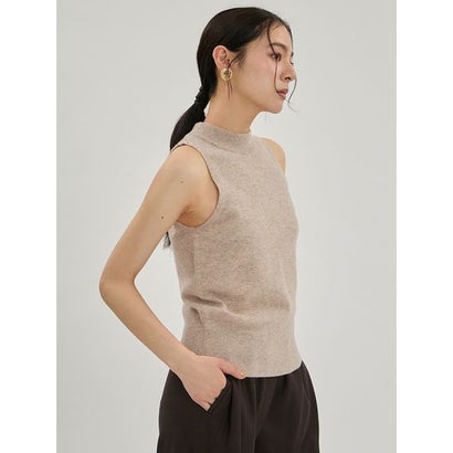 wool100％アメスリタンクニット （BEG）｜詳細画像