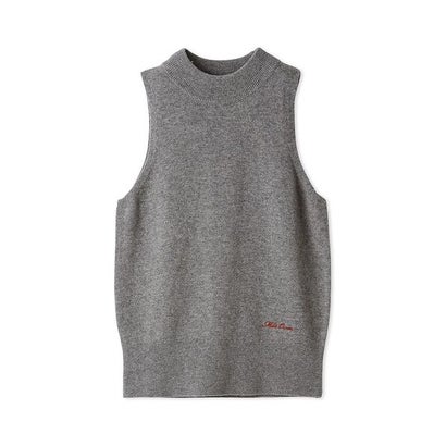 wool100％アメスリタンクニット （GRY）｜詳細画像