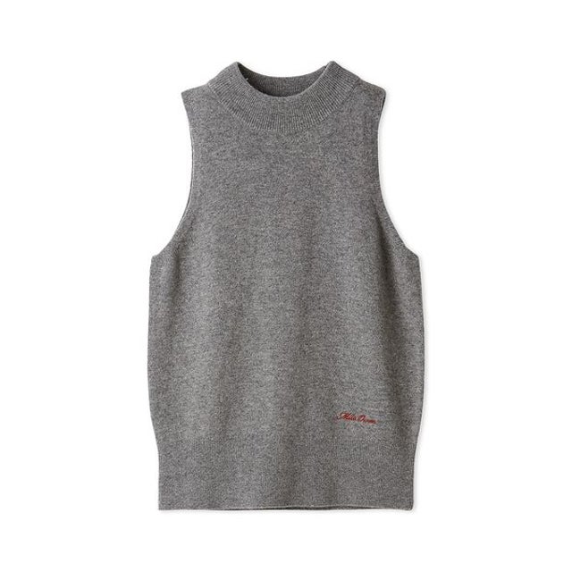 wool100％アメスリタンクニット （GRY）