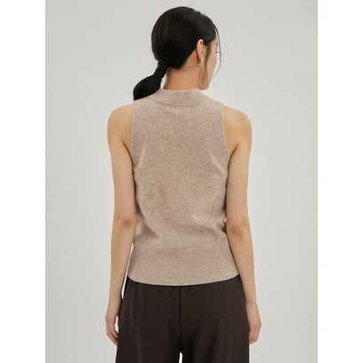 wool100％アメスリタンクニット （BEG）｜詳細画像