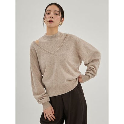 wool100％アメスリタンクニット （GRY）｜詳細画像