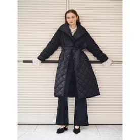 【TAION】ビックカラーロングコート （BLK）