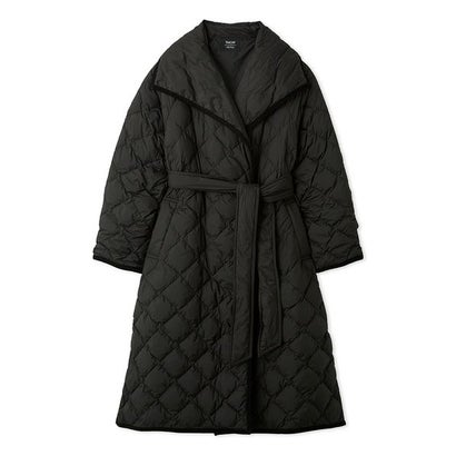 【TAION】ビックカラーロングコート （BLK）｜詳細画像