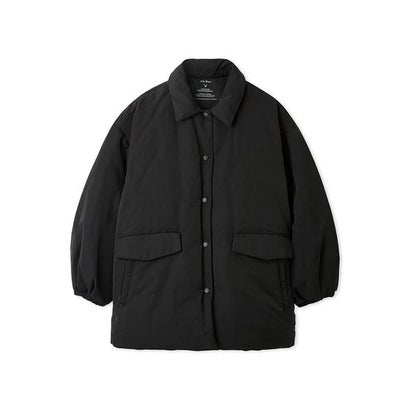 【TAION】リバーシブル中綿シャツジャケット （BLK）｜詳細画像