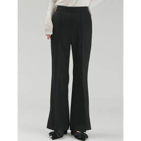 スリットヘムスキニーフレアパンツ （BLK）