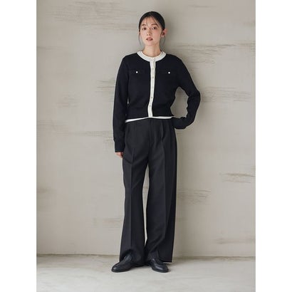 2タックワイドスラックス （BLK）｜詳細画像