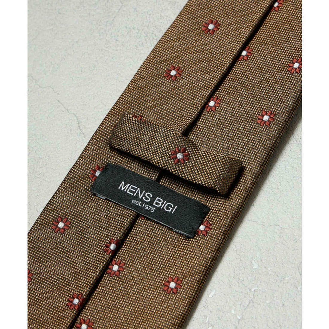 フラワードット柄シルクネクタイ メーカー直営店
