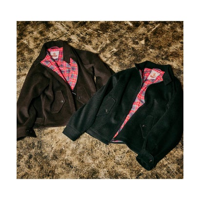 メンズビギ MEN'S BIGI 《別注》BARACUTA ツイルビーバージャージG4ブルゾン （ブラウン）｜詳細画像