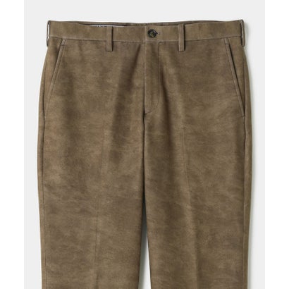 メンズビギ MEN'S BIGI ダウンファブリック スエードプリントセットアップパンツ［ストレッチ］ （ブラウン）｜詳細画像
