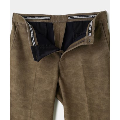 メンズビギ MEN'S BIGI ダウンファブリック スエードプリントセットアップパンツ［ストレッチ］ （ブラウン）｜詳細画像