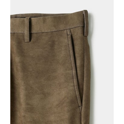 メンズビギ MEN'S BIGI ダウンファブリック スエードプリントセットアップパンツ［ストレッチ］ （ブラウン）｜詳細画像