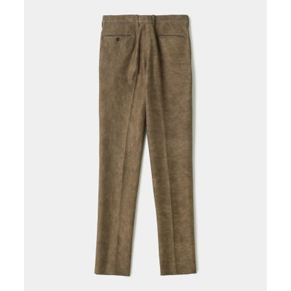 メンズビギ MEN'S BIGI ダウンファブリック スエードプリントセットアップパンツ［ストレッチ］ （ブラウン）｜詳細画像
