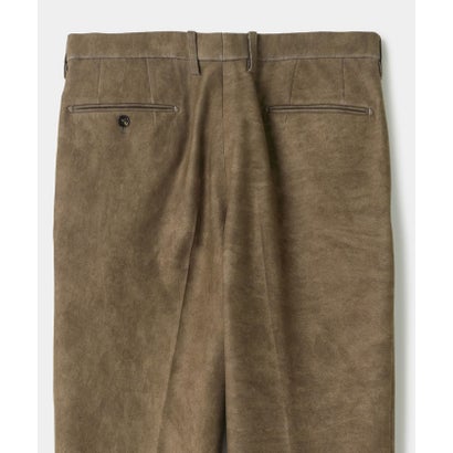 メンズビギ MEN'S BIGI ダウンファブリック スエードプリントセットアップパンツ［ストレッチ］ （ブラウン）｜詳細画像