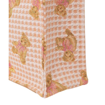 メゾン ド フルール Maison de FLEUR FLEUR TEDDYゴブランスクエアトート （ライトブラウン）｜詳細画像