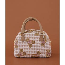 FLEUR TEDDYゴブラン2Wayボストン （ライトブラウン）