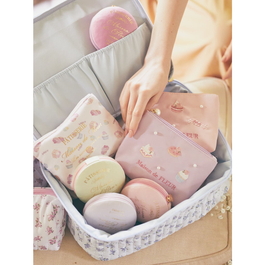 メゾン ド フルール Maison de FLEUR EC限定フラワーキルトビッグ 