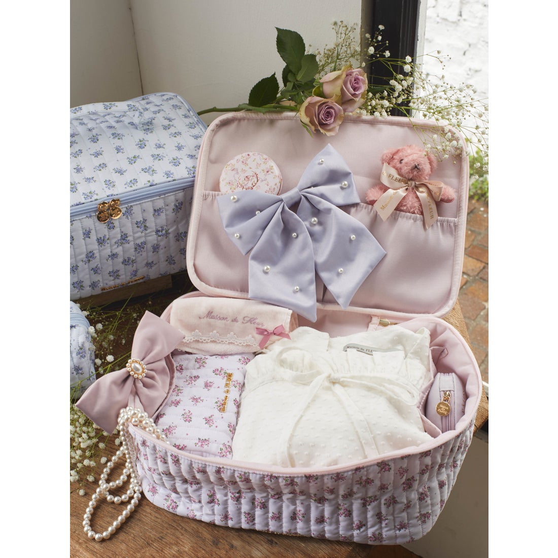 メゾン ド フルール Maison de FLEUR EC限定フラワーキルトビッグ 
