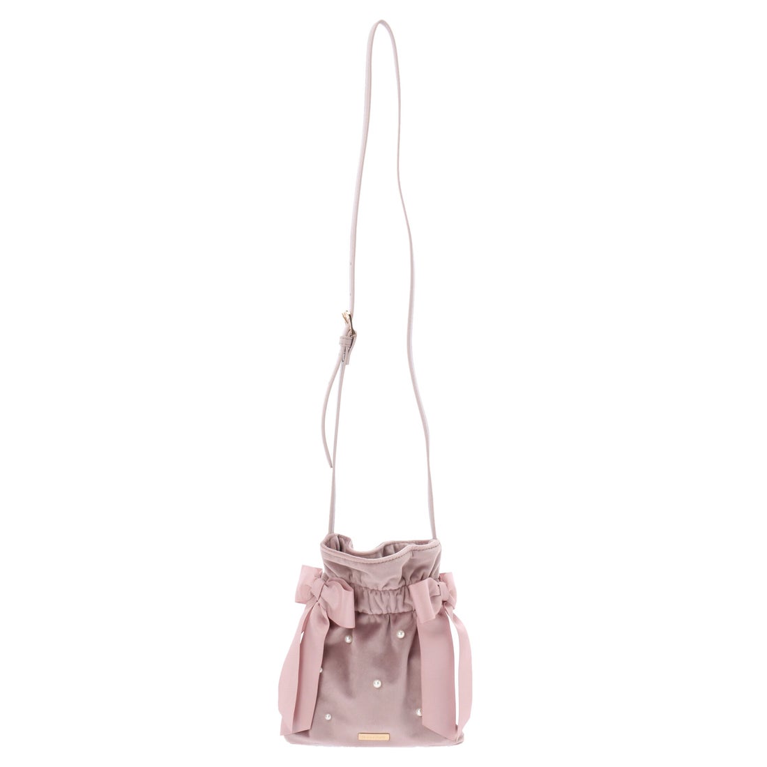メゾン ド フルール Maison de FLEUR ベロアパールミニショルダー 