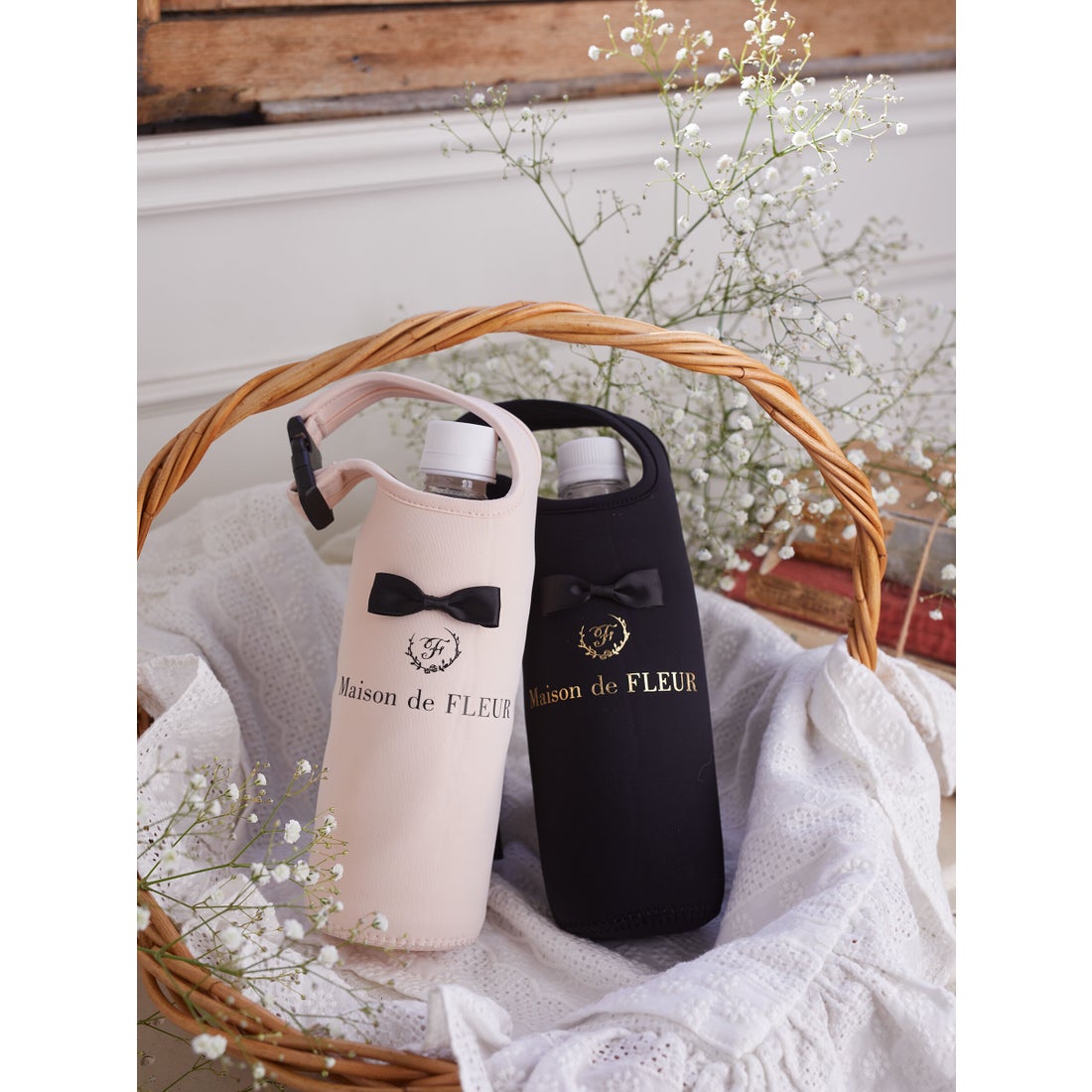 メゾン ド フルール Maison de FLEUR ボトルケース （ブラック