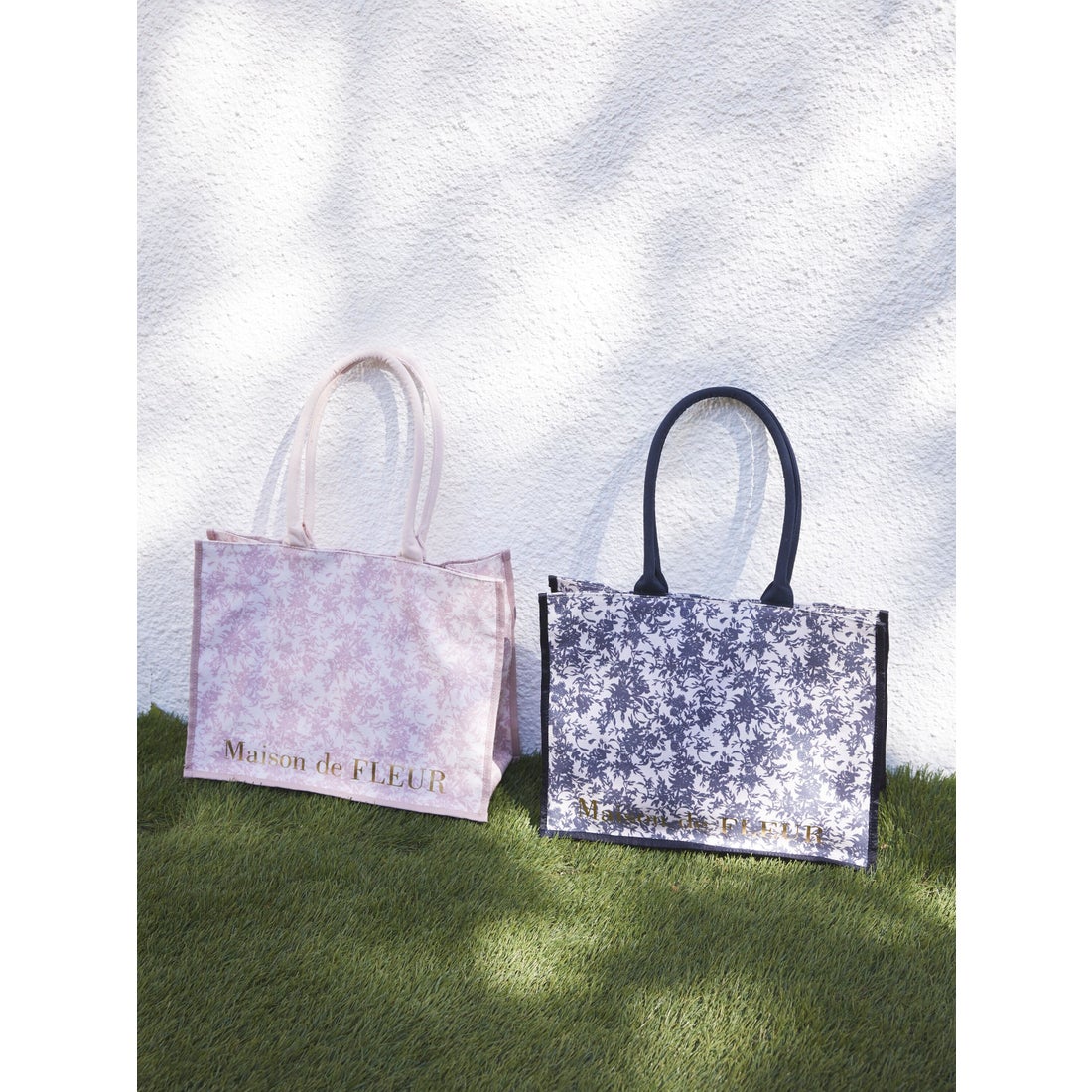 メゾン ド フルール Maison de FLEUR フラワープリントキャンバスM 