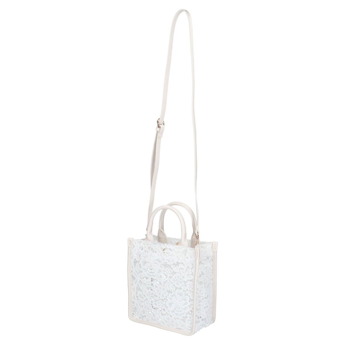 メゾン ド フルール Maison de FLEUR レースクリアリボンショルダー 
