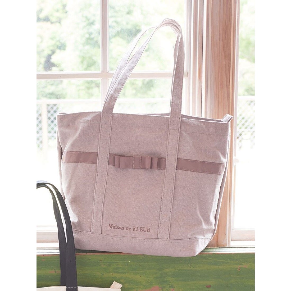 メゾン ド フルール Maison de FLEUR マルチポケット帆布トートMバッグ